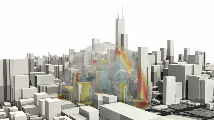 Simulation de la propagation d’une explosion dans un quartier urbain